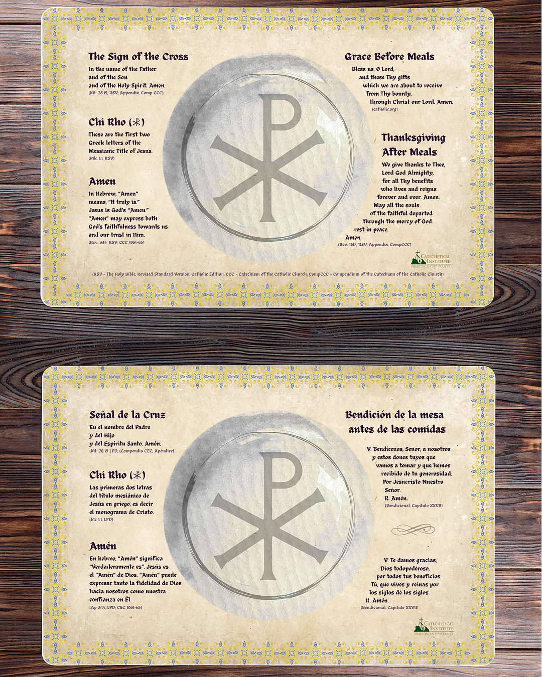 Meal Prayers Placemat (Digital Download)