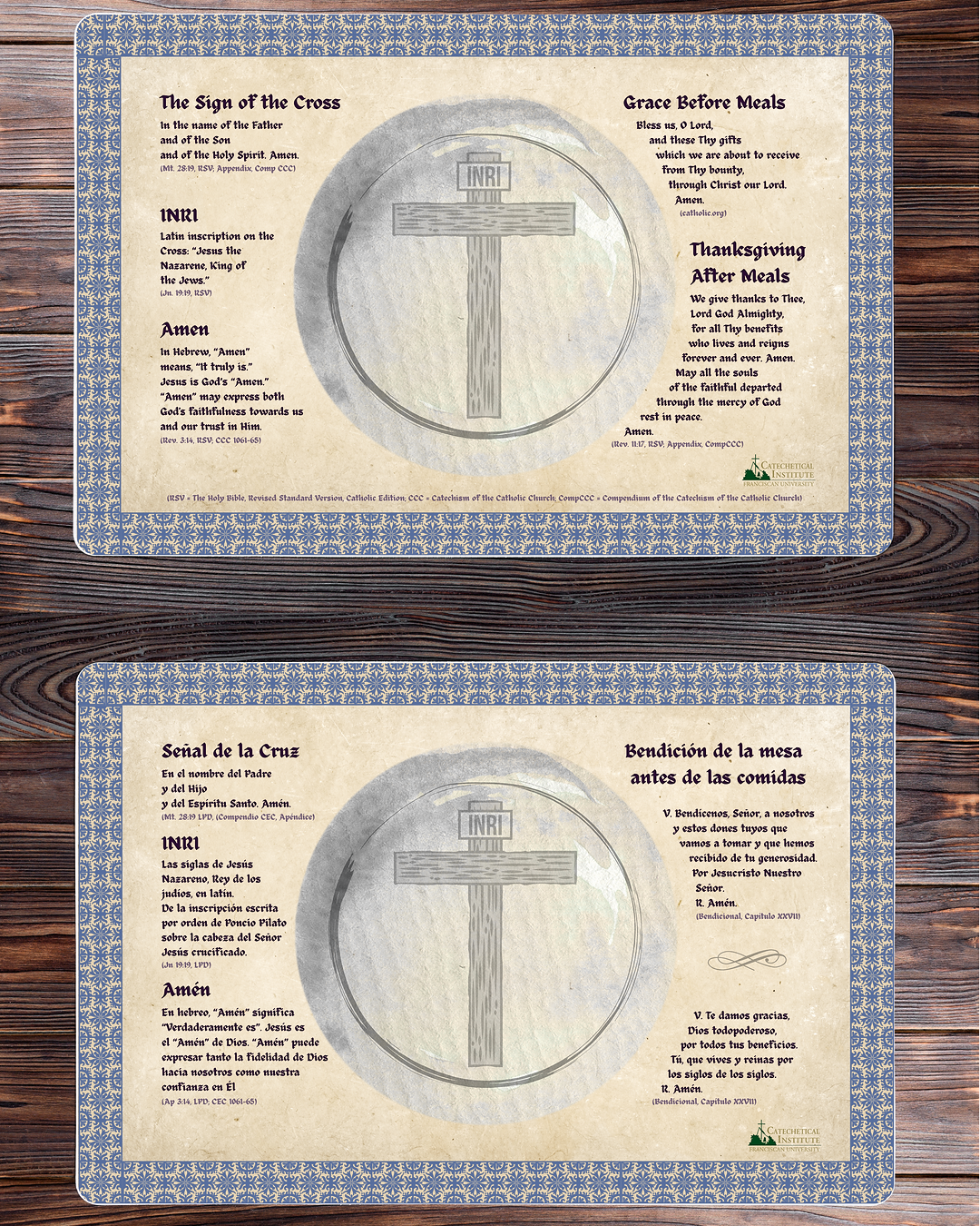 Meal Prayers Placemat (Digital Download)