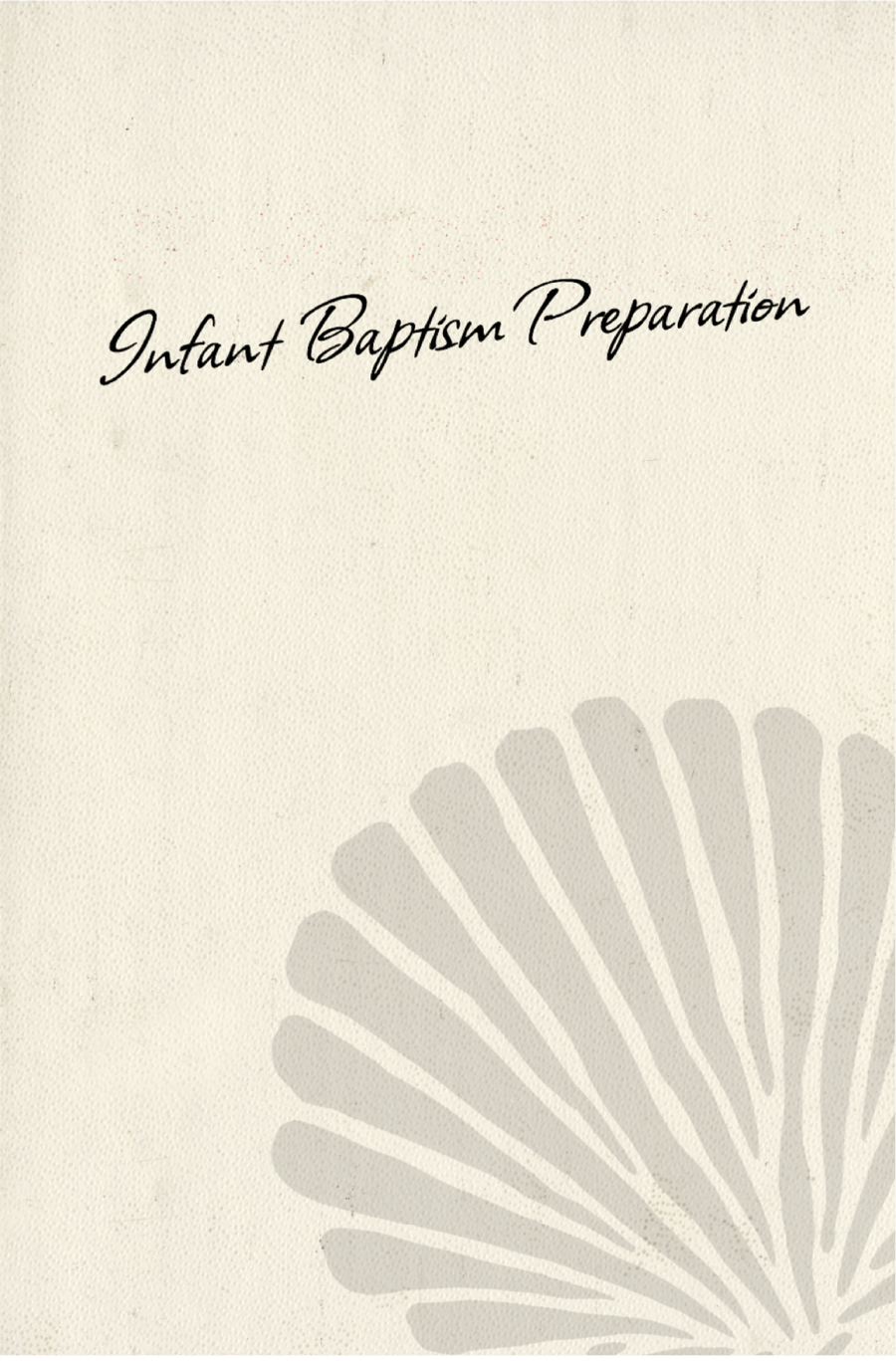 Cover of Infant Baptism Preparation, from the Parrhesia book series